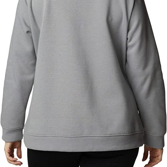 🆕Columbia Women's Logo Hoodie, Medium-Monument Heather, Brand NEW, Authentic... - Picture 7 of 7